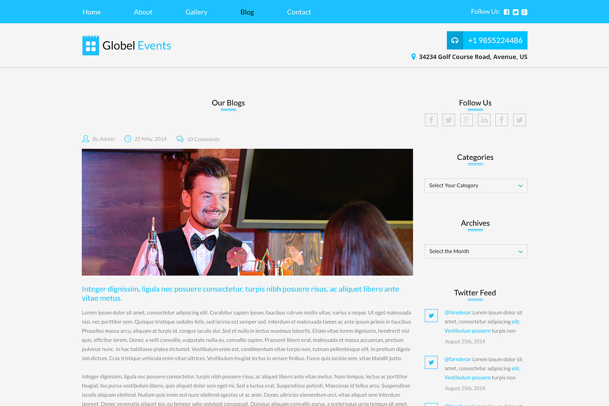 Globel Events PSD Website Template, a Websites & App Template by WebbyTemplates (Photo 6 of 7)