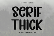 Serif Thick, a Sans Serif Font by InermediaSTUDIO (Thumbnail 1 of 8)