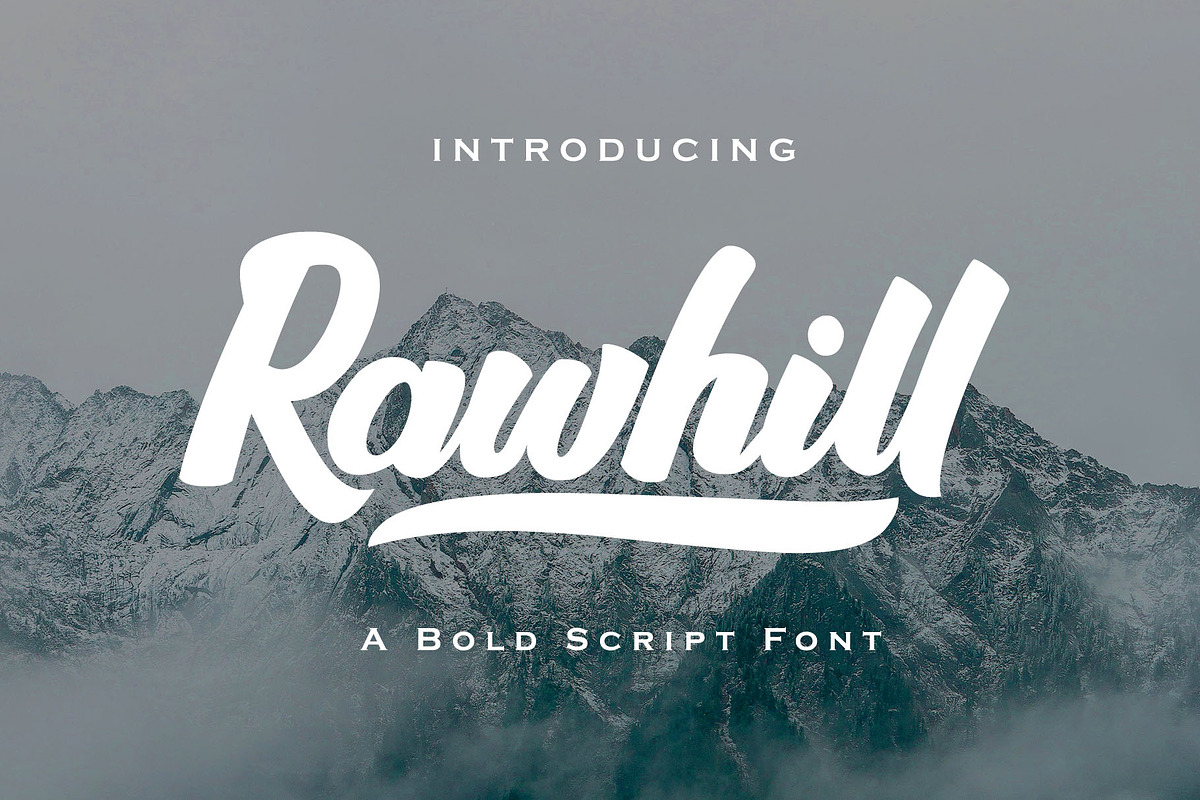Rawhill - Bold Script Font