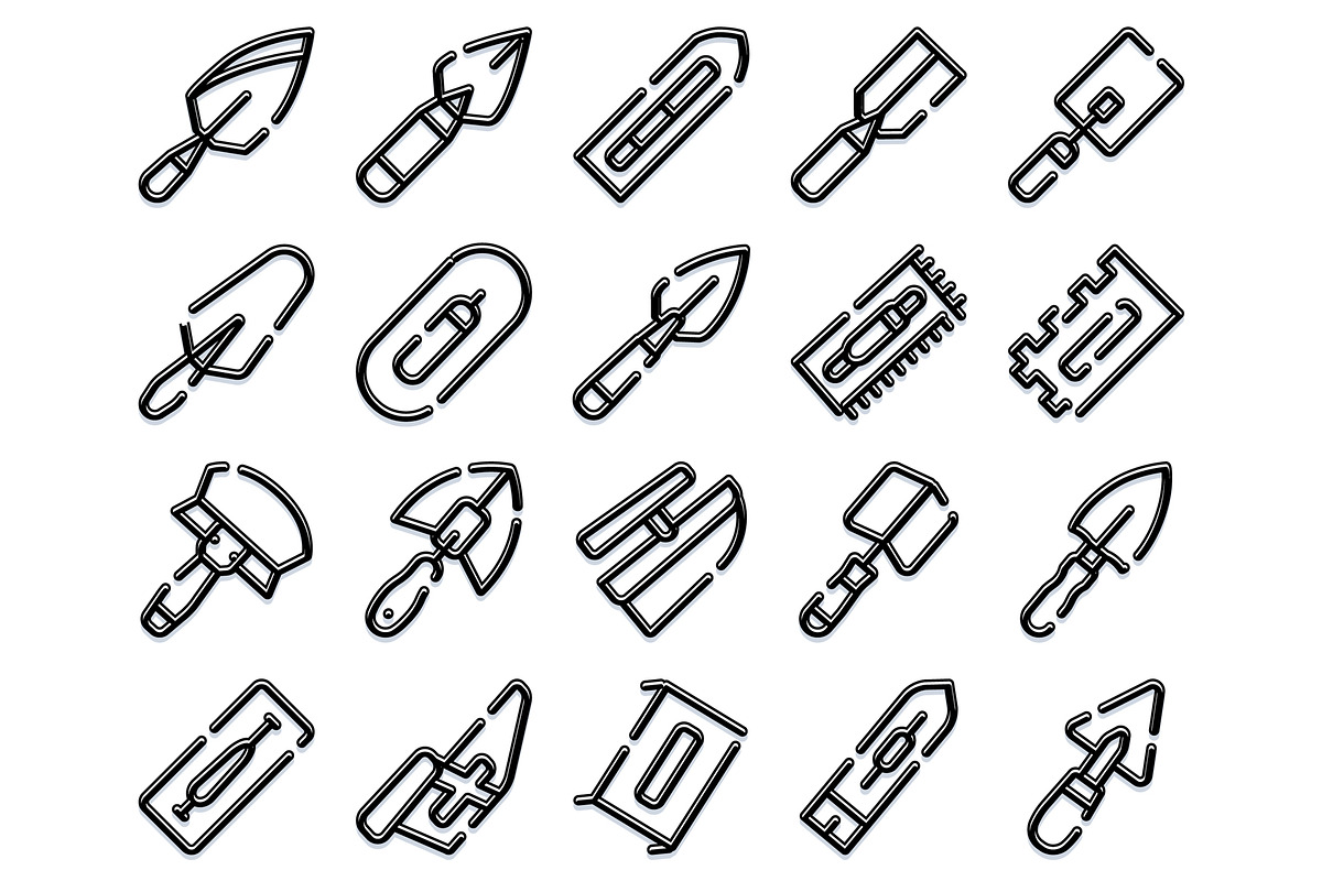 Construction masonry trowel and hand, an Object Graphic by pikepicture (Photo 2 of 3)