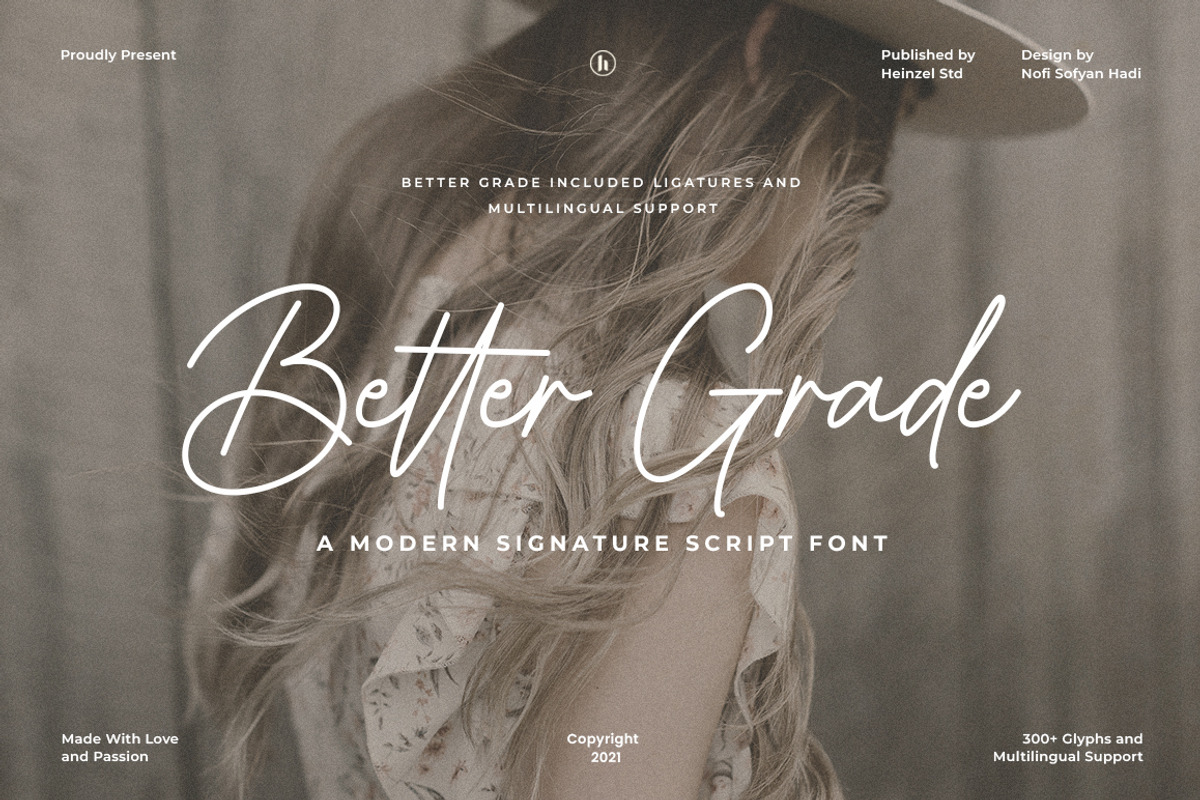 Better Grade Modern Signature Font, a Script Font by Heinzel Std (Photo 24 of 24)