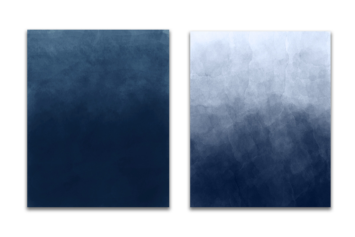 Blue ombre watercolor, a Texture Graphic by GraphicRain (Photo 2 of 7)