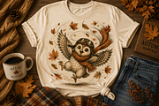 Vintage Fall Autumn Animals Clipart, an Object Graphic by Daisy Design (Thumbnail 14 of 14)