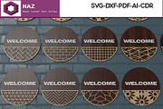 Laser Cut Welcome Sign Bundle 288, a Graphic by AtacanDigital (Thumbnail 3 of 6)