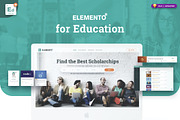Education Multi-Purpose Template, a Landing Page Template by UI Design Resource (Thumbnail 4 of 16)