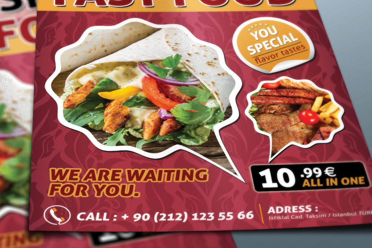 Turkish Food Flyer, a Flyer Template by fatihakdemir (Photo 4 of 5)