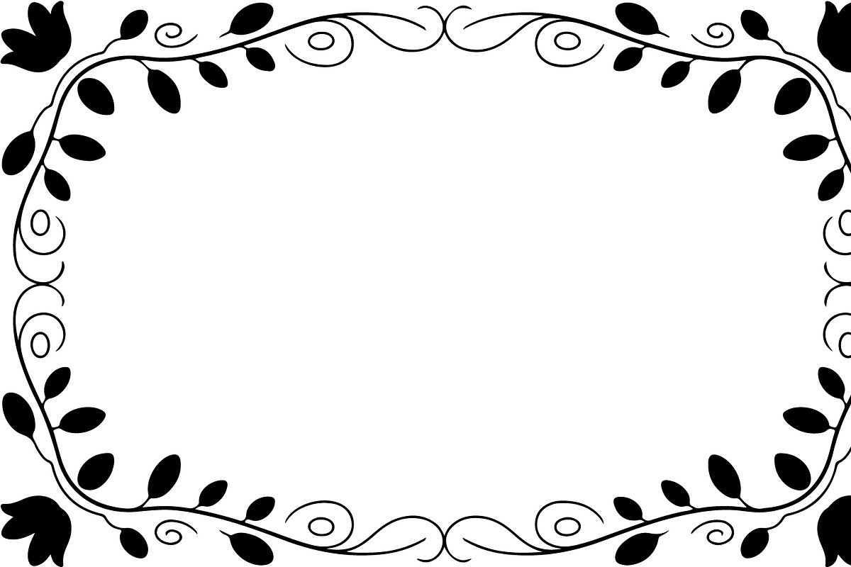 Elegant Decorative Border Frame, a Decorative Illustration by himelgfx (Photo 14 of 21)