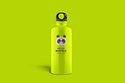 Water Bottle Mock-up, a Packaging Mockup by AlkStudio (Thumbnail 5 of 7)