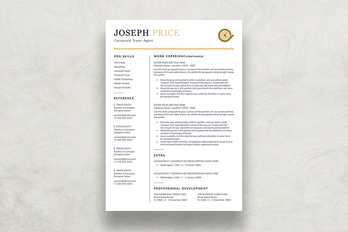 Resume, a Resume Template by DesignDevisers (Photo 3 of 10)