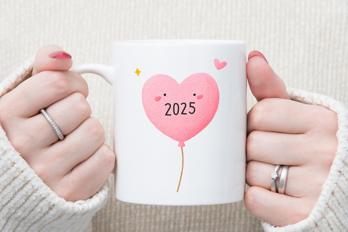 New Year Balloon Clipart, an Illustration by Sublimation Artist (Photo 5 of 6)