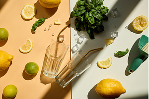 Refreshing summer beverage, a Food & Drink Photo by IlliaBondarPhotography