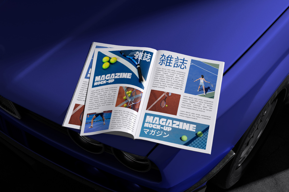 Magazine Mockup, a Books & Magazine Mockup by Rielismee (Photo 2 of 5)