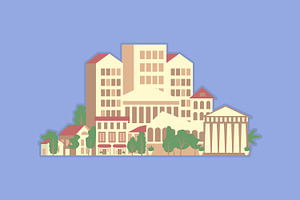 City Vector Illustration