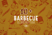 Barbecue Illustrations, a Graphic by Naturaworks Creative (Thumbnail 1 of 5)