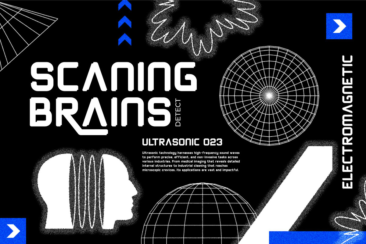 Arelv || Futuristic Display Font, a Serif Font by Ermedia Studio (Photo 2 of 10)