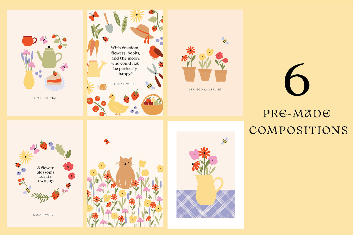 Spring Cottagecore Illustrations, a Decorative Illustration by Gross Illustrations (Photo 4 of 8)