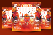 Summer Party Flyer Template, a Flyer Template by RTXdesinger99 (Thumbnail 1 of 3)