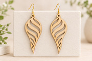 Leaf Earrings Laser Cut SVG, an Object Graphic by Canvas Craft (Thumbnail 2 of 3)