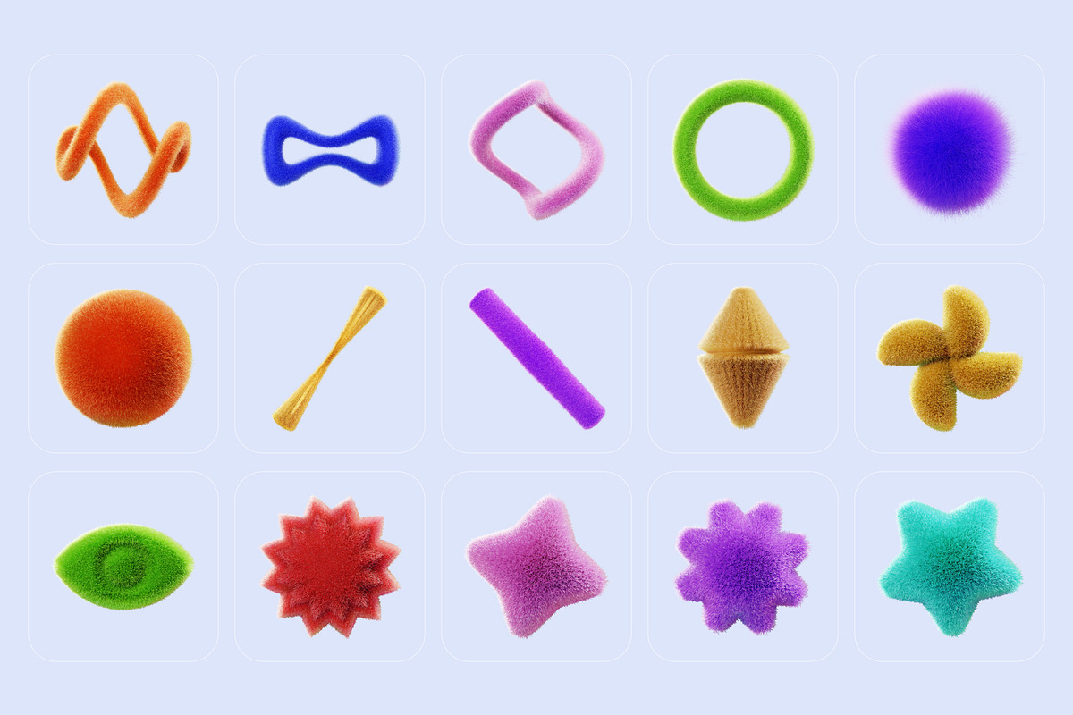150+ Fluffy 3D illustrations, an Object Graphic by assetpro.design (Photo 15 of 19)