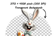 Whimsical Bunny Easter Clipart, an Illustration by one-touch (Thumbnail 8 of 15)