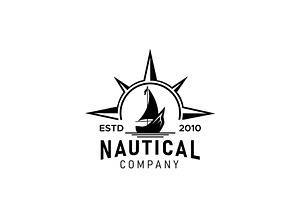 Nautical Ship Logo Design, a Branding & Logo Template by AlvinStd