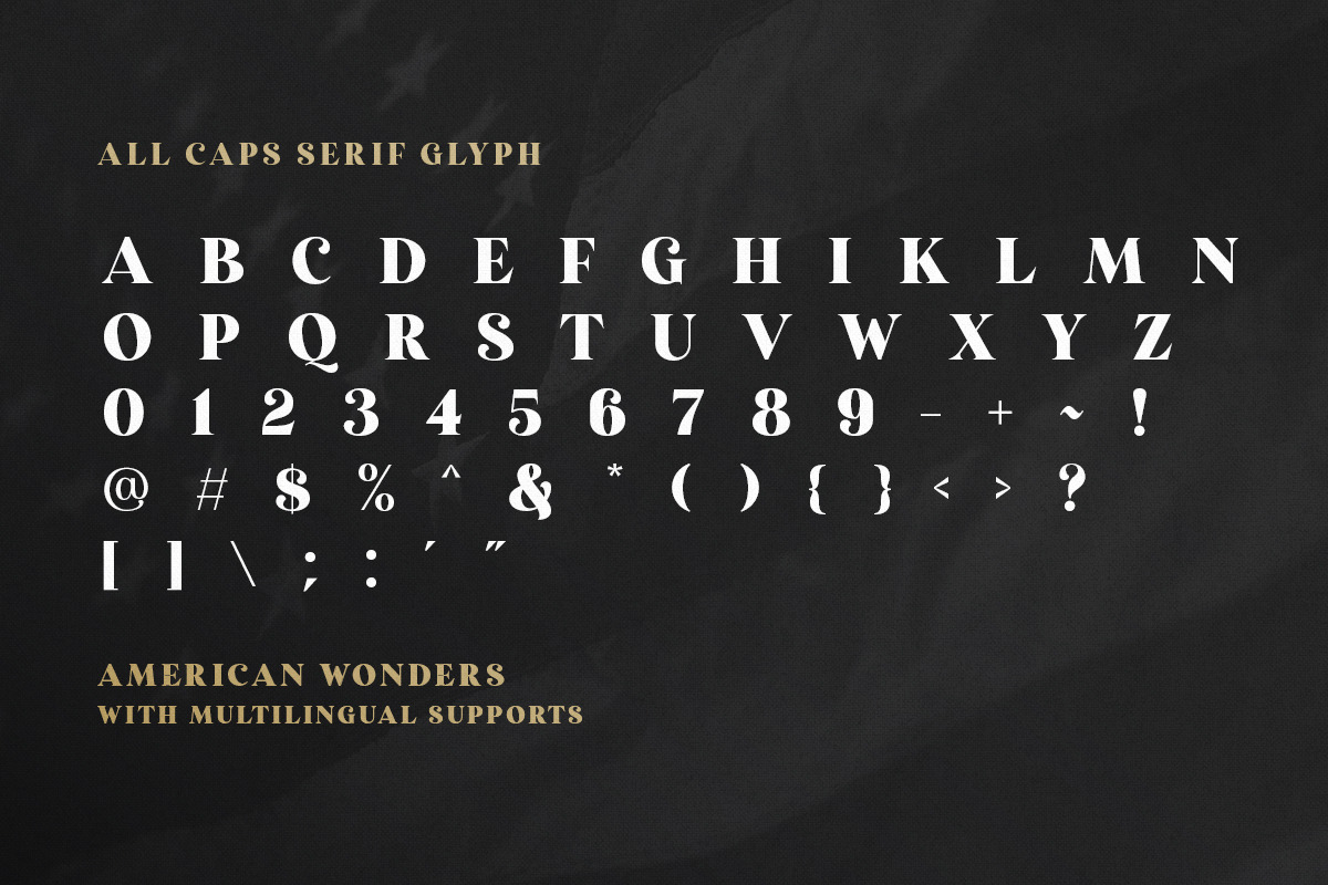 American Wonders - FONT DUO, a Script Font by Sarid Ezra (Photo 9 of 10)