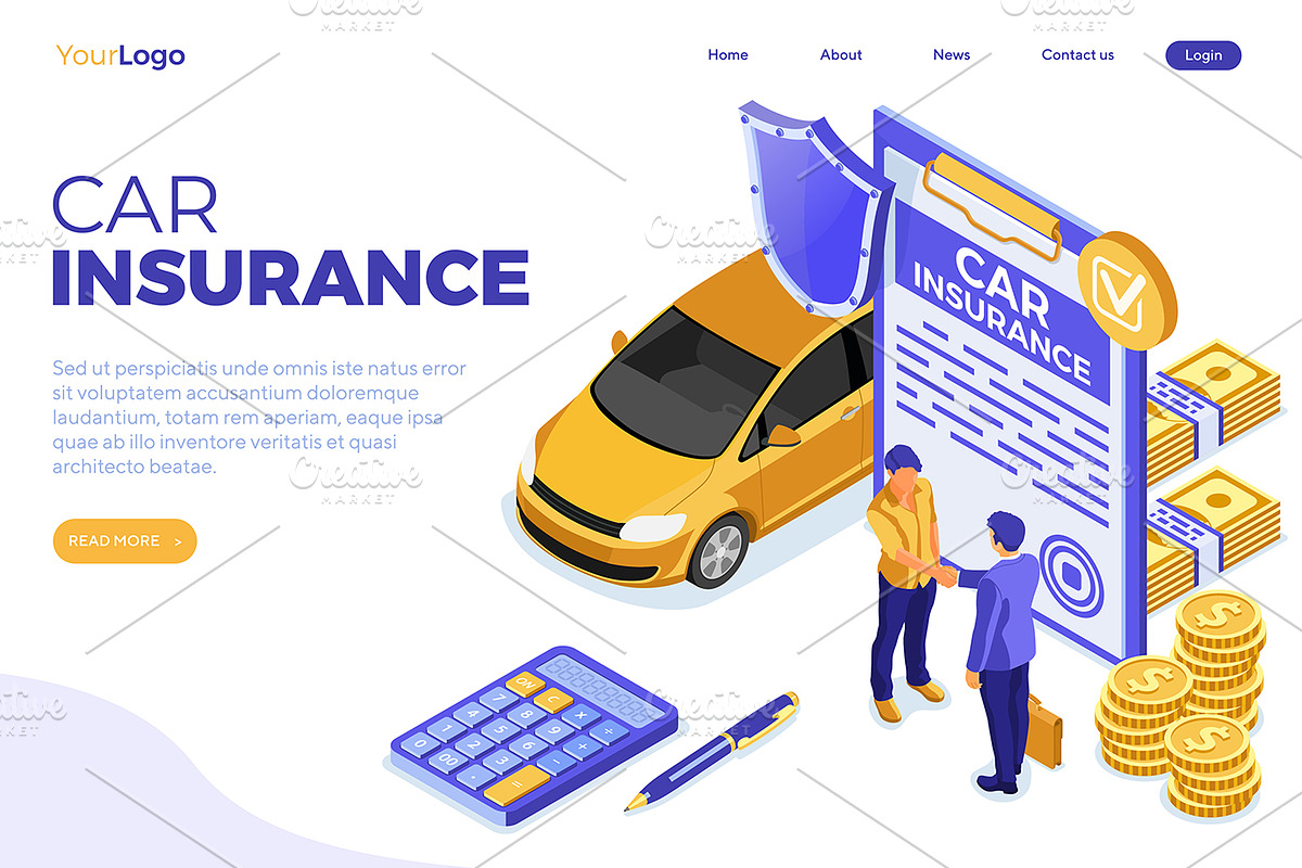 Car Insurance Services Concepts, a Finance Illustration by TAlex (Photo 6 of 6)