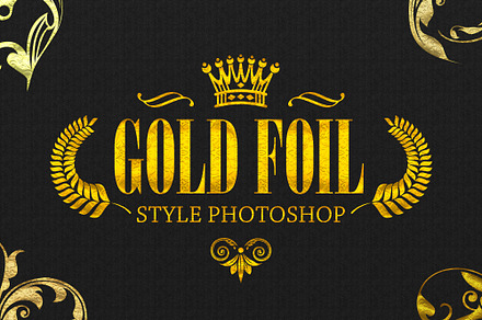 36 Gold Sparkling Style Photoshop preview 2