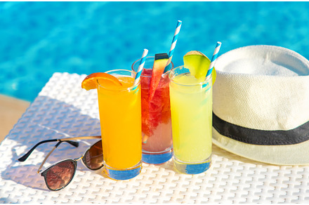 Cocktails by the pool drinks, a Food & Drink Photo by yanadjana