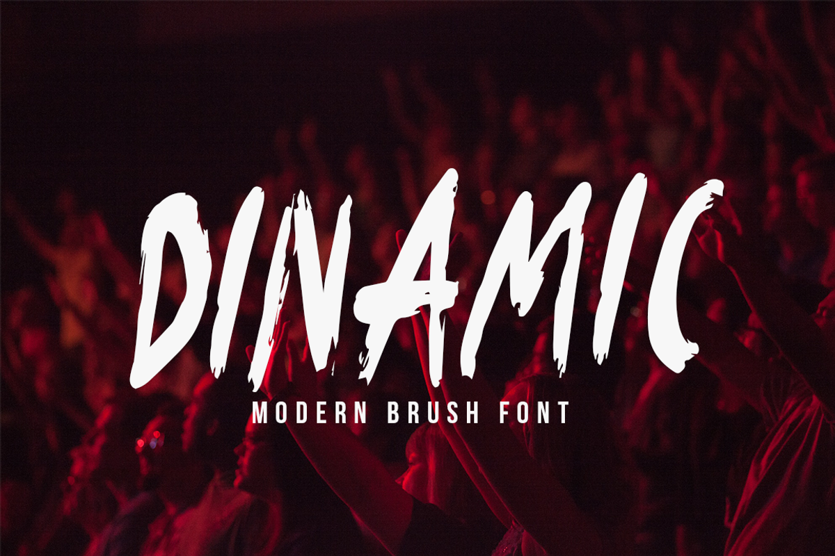 Dinamic Brush Font