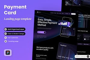 Payment Card Landing Page