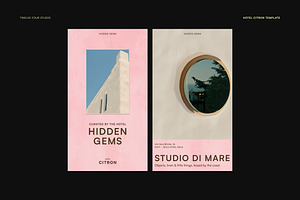 Hotel Citron – Travel Guide Template