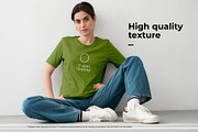 Woman T-Shirt Mockup Bundle, a Shirt Mockup by Moixo studio (Thumbnail 6 of 10)