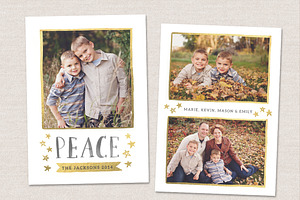 Christmas Card Template CC070