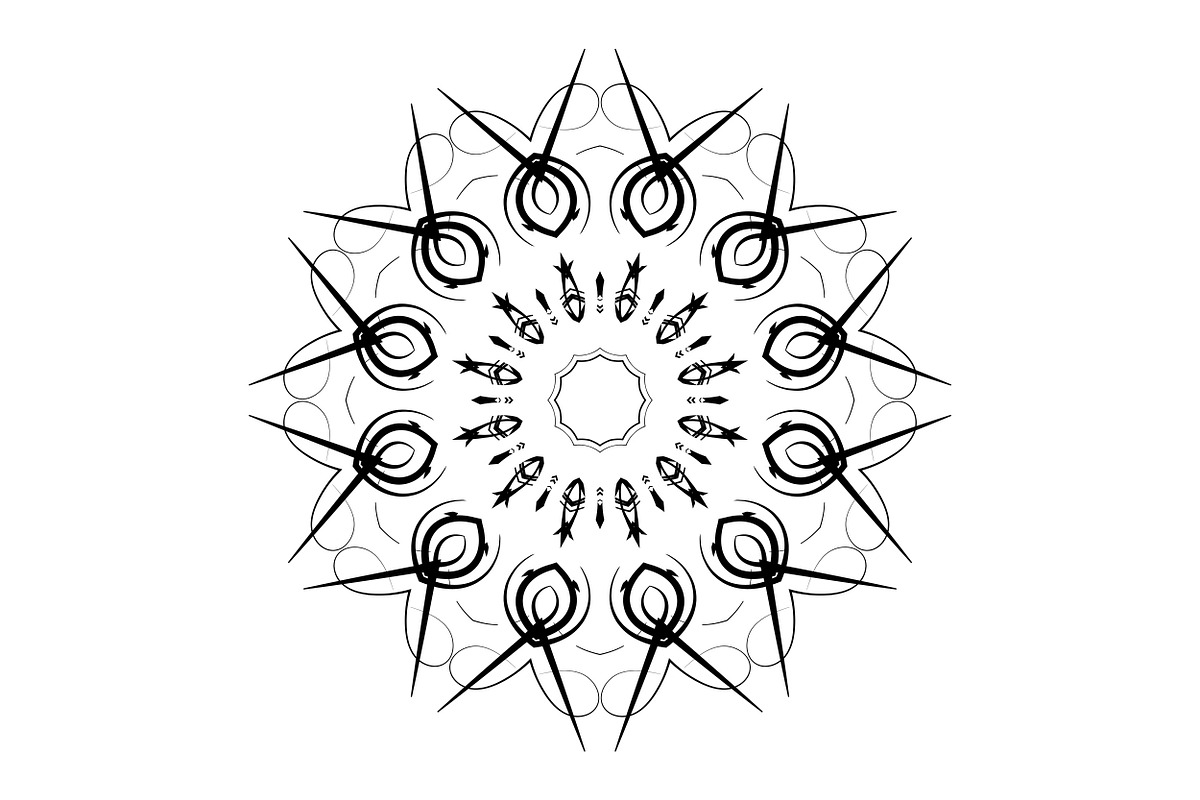 Premium Mandala Illustration Pack, a Decorative Illustration by NJ Himel (Photo 59 of 101)