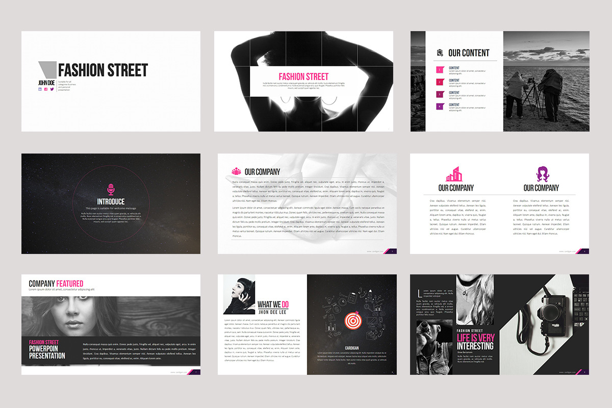 Fashion Keynote template, a Presentation Template by Stock Shape (Photo 2 of 12)