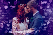Romantic Heart Bokeh Photo Overlays, an Action Add-On by PhotoSpirit (Thumbnail 9 of 13)