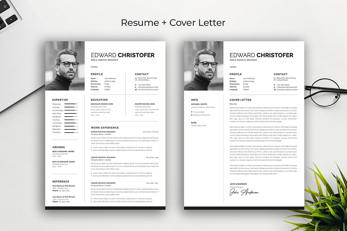 Resume / CV Template, a Resume Template by Abdul Studio (Photo 2 of 5)