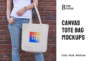 Canvas Bag Mockups - City Park Ed., a Shirt Mockup by BULBFISH (Thumbnail 1 of 14)