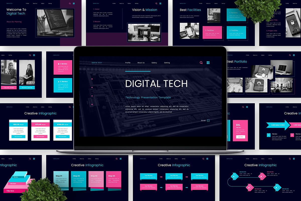 Digital Tech - Technology PPT preview 5