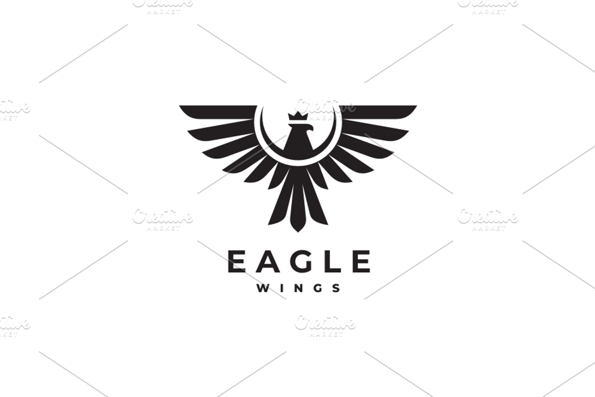 Eagle Wings Logo Template, a Branding & Logo Template by yopie (Photo 3 of 3)