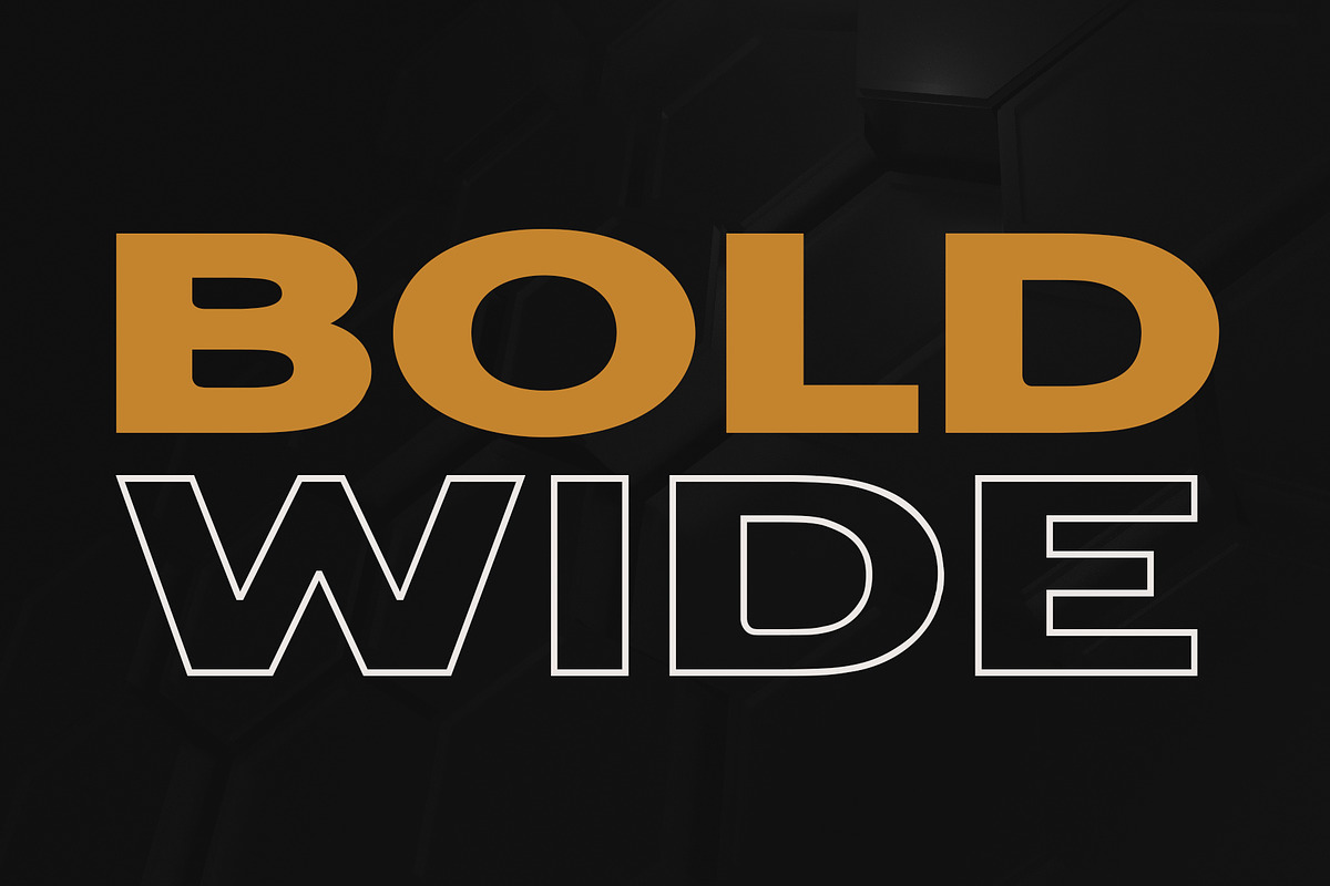 Mammoth - Wide & Bold, a Sans Serif Font by HipFonts (Photo 7 of 9)