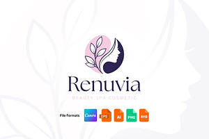 Skincare Spa Beauty Wellness Logo, a Branding & Logo Template by Arslan