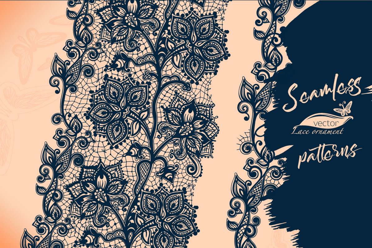 Abstract Lace Seamless Pattern, a Background Graphic by Vikpit (Photo 1 of 3)