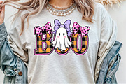 BOO Cute Halloween Ghost Checkered P, an Illustration by Sublimation Artist (Thumbnail 5 of 9)