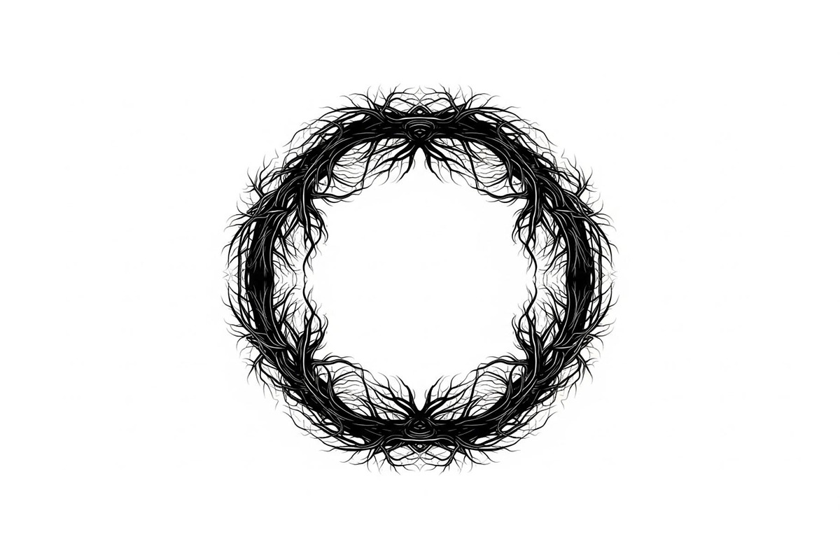 Hand Drawn Wreath Frame Bundle, an Illustration by yasushie (Photo 38 of 51)