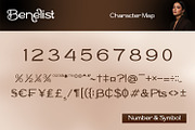 Benelist - Sans Serif Typeface Font, a Sans Serif Font by Rishsketch (Thumbnail 11 of 14)