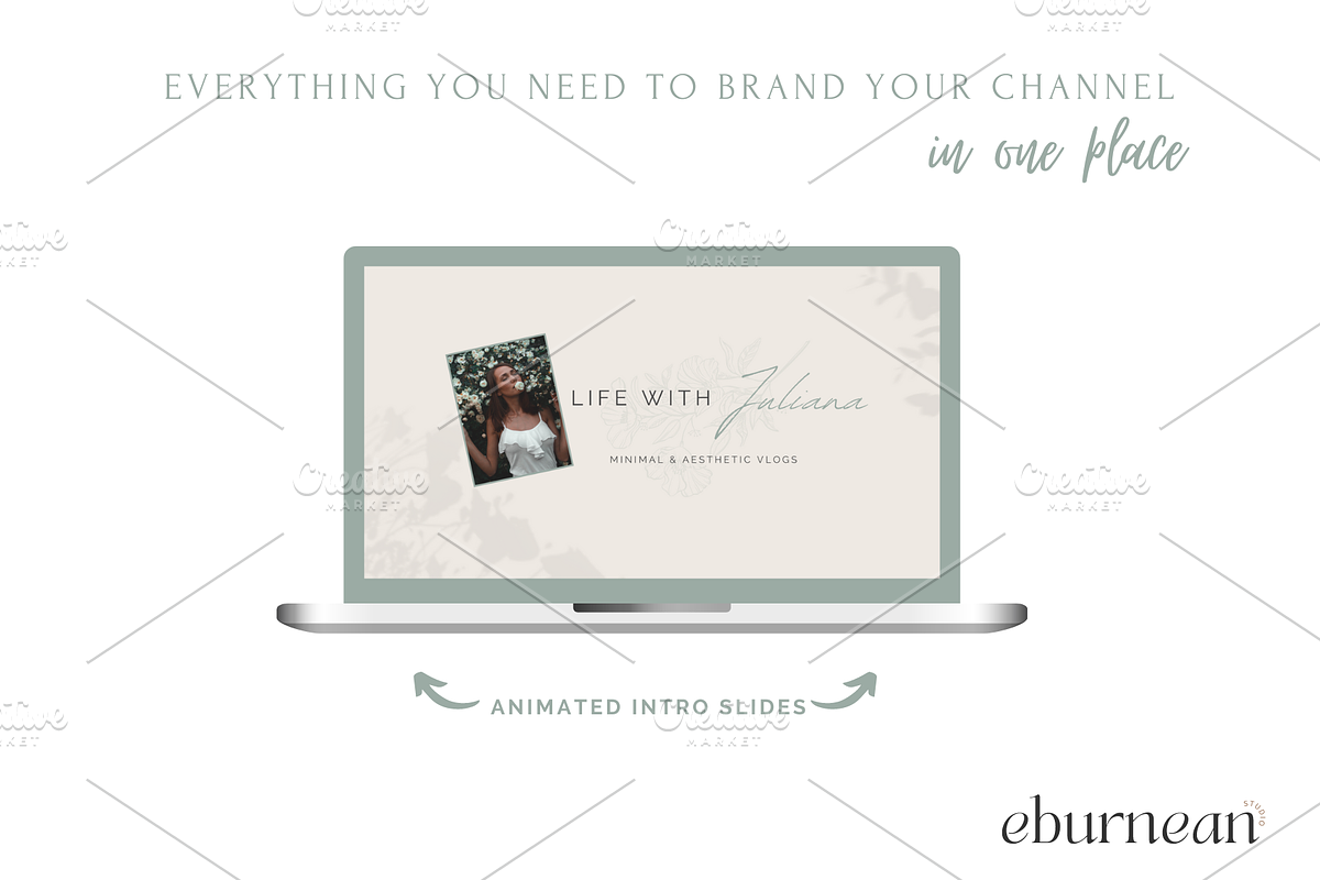 Youtube Branding Kit Canva, a Social Media Template by Studio Eburnean (Photo 3 of 5)