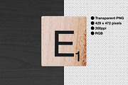 Vintage Scrabble Tiles - 100 Items, an Object Graphic by Offset (Thumbnail 5 of 8)