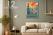 City Posters - 02, a Decorative Illustration by Digital Art Creations (Thumbnail 6 of 8)